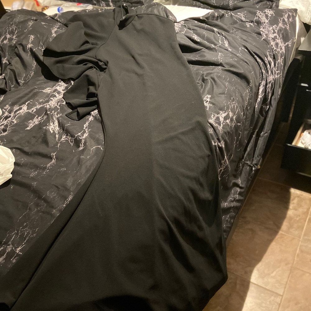 Blue S Black Mermaid Dress